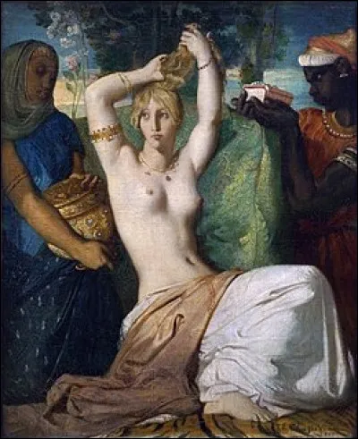 Qui a peint le tableau intitulé " La Toilette d'Esther ", réalisé en 1841 ?