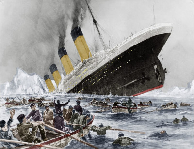 Lors de quelle décennie le naufrage du Titanic a-t-il eu lieu ?