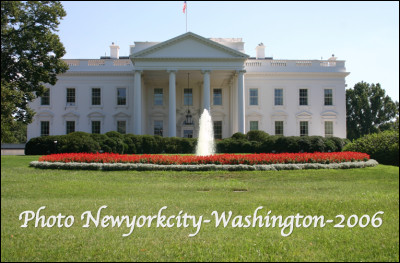 Quel est ce monument de Washington, l'un des plus célèbre au monde, siège du pouvoir exécutif des États-Unis ?