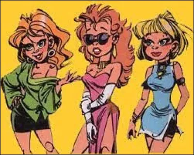 Quels sont les prénoms de ces trois jolies dames que l'on voit dans "Spirou et Fantasio" ?