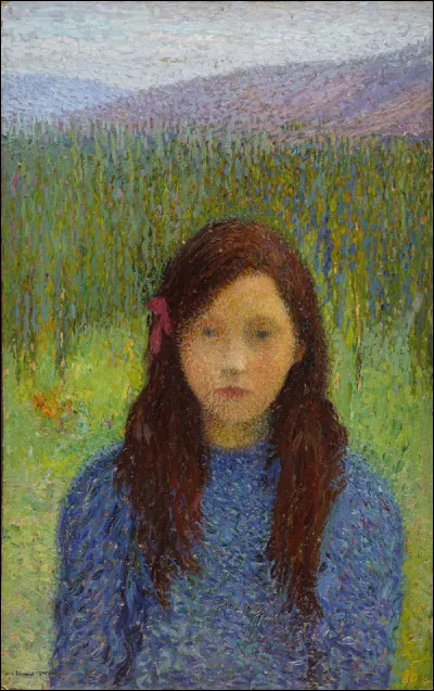 Qui a réalisé le portrait de cette "Petite Fille en bleu" ?