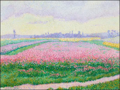 Qui est le peintre de de "Champ de pavots près de Caen" ?
