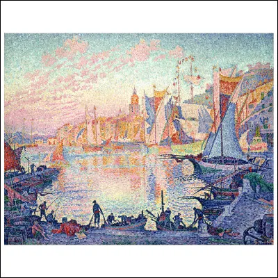 Qui a peint "Le Port de Saint-Tropez" ?