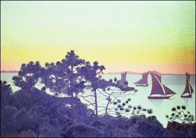 Qui est le peintre de "La pointe de la Galère" ?