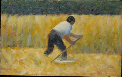 Qui a représenté "Le faucheur" ?