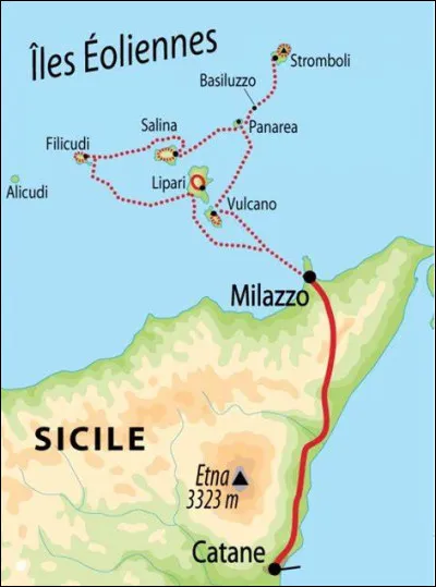 Quel volcan n'est pas sicilien ?