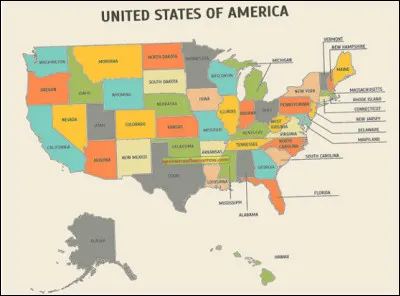 Quel État ne fait pas partie de la fédération des États-Unis ?