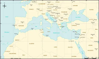 Quel pays n'est pas riverain de la mer Méditerranée ?