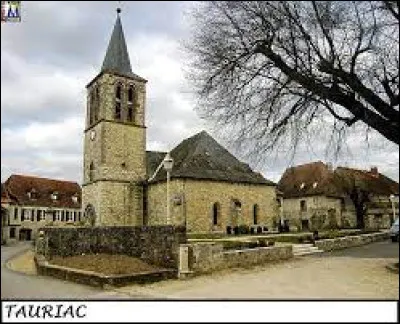 Voici l'église Saint-Martial, à Tauriac. Village de l'arrondissement de Figeac, il se situe dans le département ...