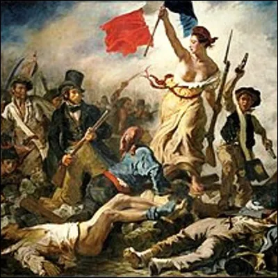 Quel peintre, figure du romantisme, a réalisé "La Liberté guidant le peuple" ?