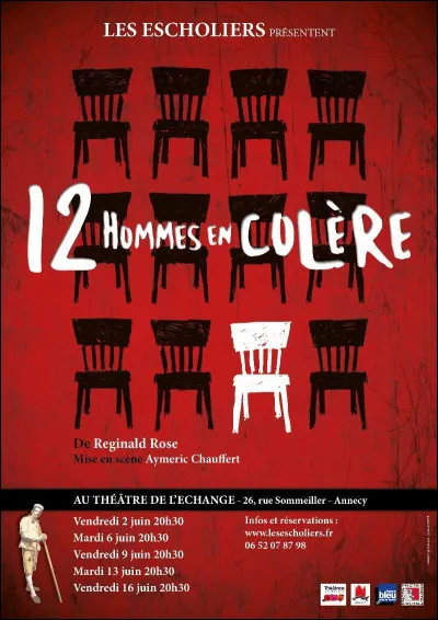 Quel acteur est à l'affiche du long-métrage "Douze hommes en colère" ?