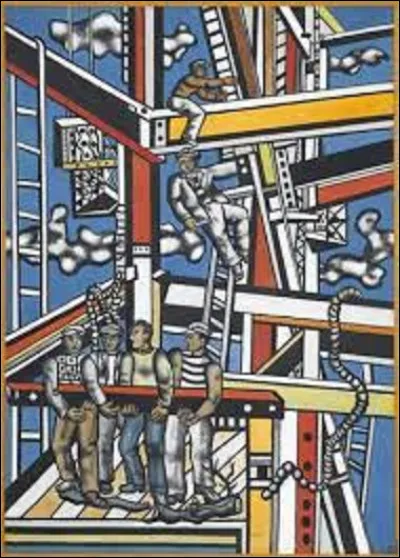 De ces trois cubistes, lequel a réalisé, en 1950, cette toile intitulée ''Les Constructeurs'' ?