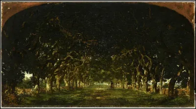 Qui a peint "L'allée des châtaigniers" ?