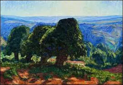 Qui a peint "Les trois châtaigniers" ?