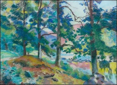 Qui a peint "Châtaigniers" ?