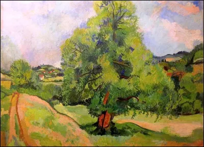 Qui a peint "Le châtaignier à Ségalas" ?