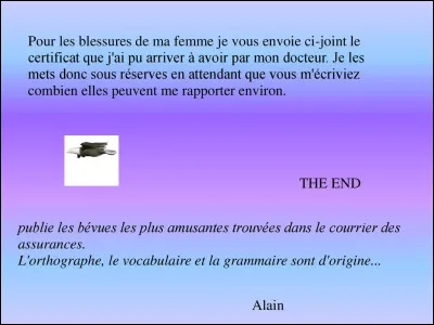 Là, c'est plutôt l'administration qui est en cause : Pour le traitement informatique des formulaires ...