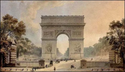 Ce 29 juillet, l'Arc de triomphe est inauguré place de l'étoile : c'était en ...