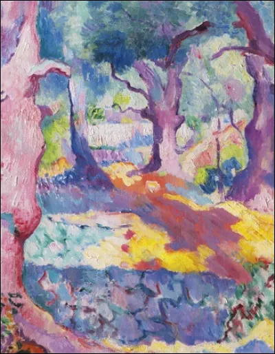 Qui a représenté "Les Oliviers à Cavalière" ?