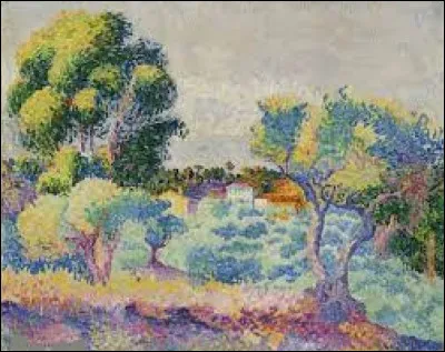 Qui a peint "Eucalyptus et Oliviers" ?