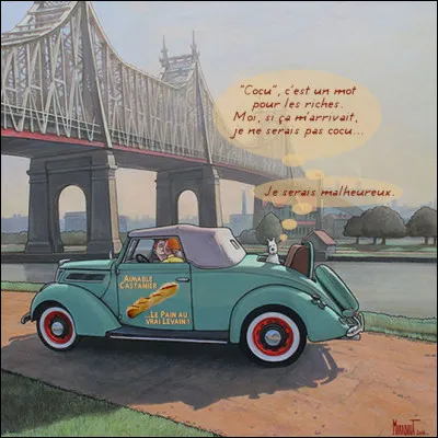 Une histoire de miches, vraiment ? Ben... à force de livrer son pain avec une belle Pagnole, aussi !