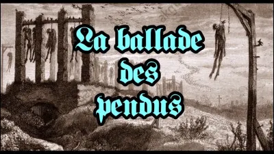 À quel poète doit-on le vers "Frères humains qui après nous vivez" ?