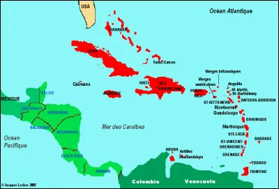Quelle île de la mer des Caraïbes ne fait pas partie des Antilles françaises ?