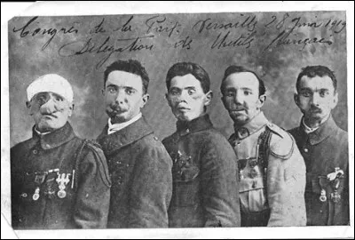 Quel était le nom français pour designer les mutilés de guerre ?