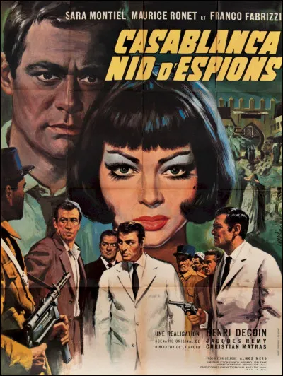 "Casablanca, nid d'espions" est un long-métrage réalisé par Didier Decoin.