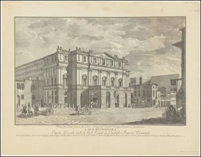 Ce 3 août, la Scala de Milan (en italien : Teatro alla Scala) est inaugurée : c'était en ...