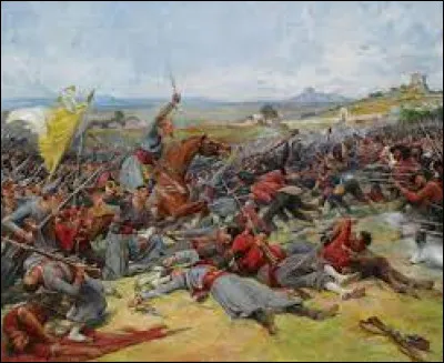 Ce 3 novembre, à la bataille de Mentana, les "chemises rouges" de Garibaldi qui voulaient rattacher les Etats pontificaux au royaume d'Italie, sont vaincus par une alliance des troupes pontificales et d'une armée française envoyée par Napoléon III : c'était en ...