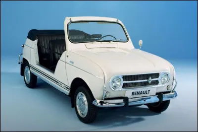 Quel est ce véhicule de loisirs sur base de Renault 4 produit de 1968 à 1970 ?