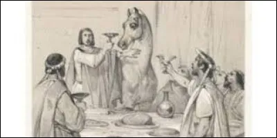 Plus tôt, ailleurs : le 16 mars 37, Tibère rend son dernier souffle. Monte alors sur le trône un certain Caligula. Un fêlé de première ! Au début tout va bien puis le gars devient mégalo et enchaîne les actes déments. Le 24 janvier 41, Caligula est assassiné par les soldats de sa garde. D'où lui vient le nom de Caligula ?