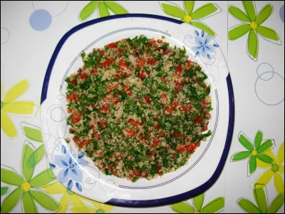 Quel est le pays d'origine du taboulé, un mets froid à base de persil, de menthe et de boulghour ?