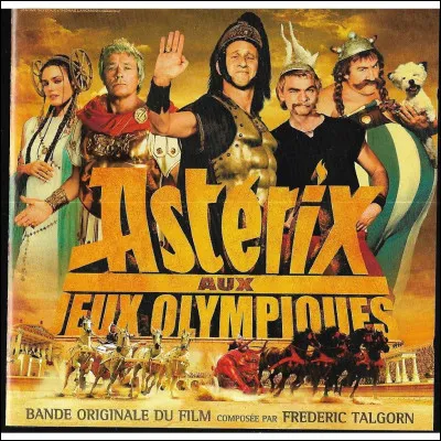 "Astérix aux Jeux olympiques" est le titre d'un film interprété par Clovis Cornillac.