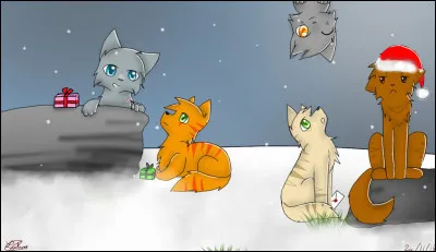Quel est ton chat de ''La Guerre des clans'' de Noël préféré ?