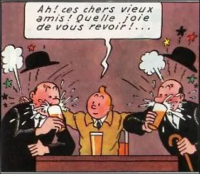 Les Dupondt furent-ils inspirés à Hergé par des personnes de sa connaissance ?