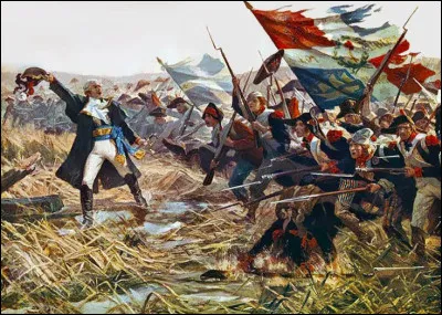Ce 6 novembre, à la bataille de Jemmapes, l'armée révolutionnaire française, constituée de 40 000 volontaires et commandée par Dumouriez, remporte la victoire contre l'armée autrichienne ; les Français s'emparent des Pays-Bas autrichiens : c'était en ..