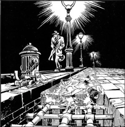 Quel est ce maître américain du noir et blanc auteur de la série Spirit ?