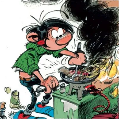 Quel est le père de l'imprévisible Gaston spécialiste de gags et de cuisine ?