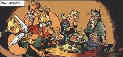 Dans la BD d'Astérix, outre les citations latines nous avons parfois droit à des reconstitutions de tableaux. Quelle célèbre peinture évoque cette vignette ?
