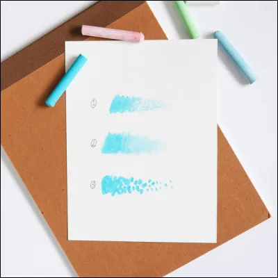 Comment peut-on estomper le pastel gras ?