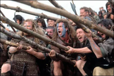 "Braveheart" est joué par Mel Gibson.