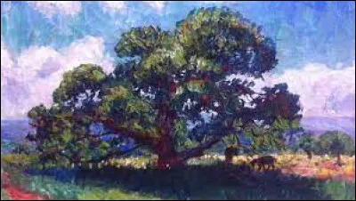Qui a peint "Le grand chêne" ?