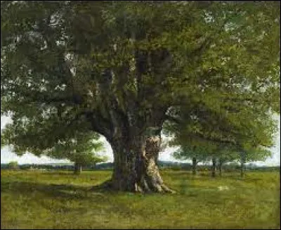Qui a peint "Le chêne de Flagey" ?