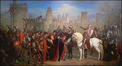 Ce 8 mai, est signé entre Français et Anglais le traité de Brétigny ; il permet une trêve de neuf ans, met un terme aux quatre années de captivité à Londres de Jean II le Bon et cède à l'Angleterre plusieurs provinces Poitou, Périgord, Limousin, Angoumois, Saintonge, Armagnac, Agenais, Quercy, et Rouergue : c'était en ...