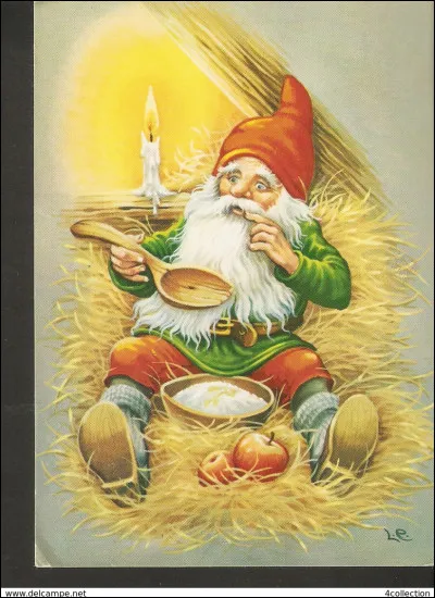 Direction la Suède !
En Suède, il y a un autre père Noël. Littéralement petit homme de Noël, il a été popularisé par une illustratrice. 
Comment l'appelle-t-on ?