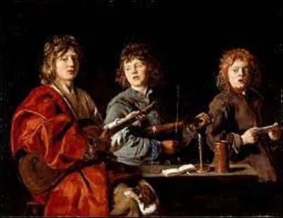De ces trois frères Le Nain, lequel a réalisé cette huile sur bois intitulée ''Trois jeunes musiciens'', vers 1638 ?