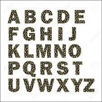 Par quelle lettre ton nom commence-t-il ?