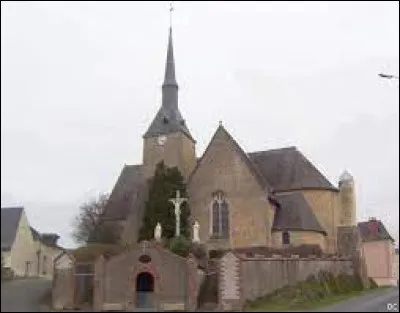 Cette commune de 320 habitants, située dans le département de la Mayenne, près de Château-Gontier, c'est ...